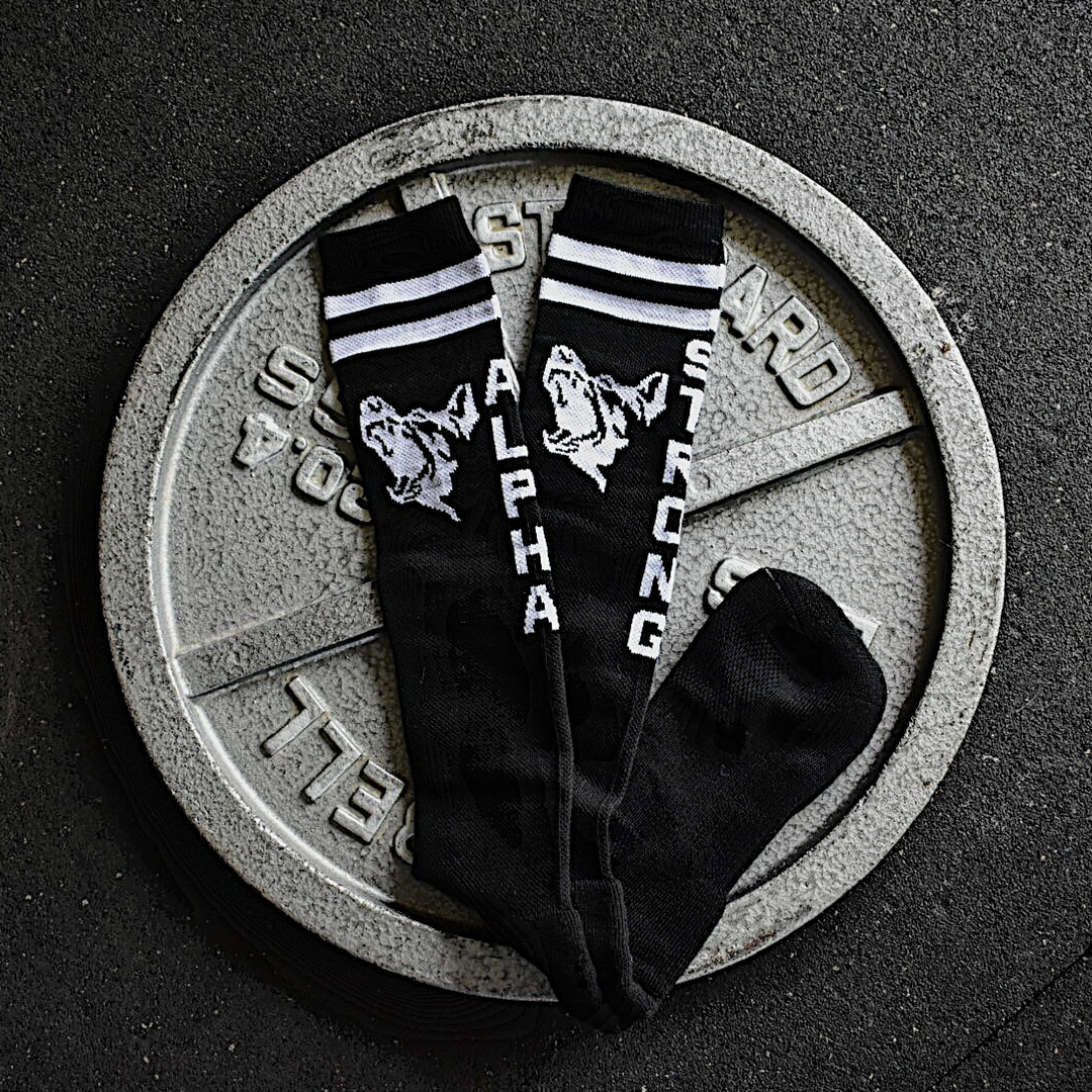 Alpha Strong Knee Socks | Workout Socks | Sheepdog Strong